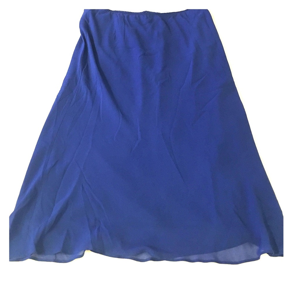 Banana Republic Blue Silk skirt